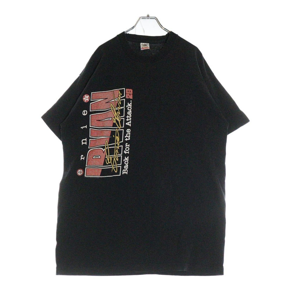 VINTAGE(ヴィンテージ) IRVAN Back for the attack 半袖Tシャツ カットソー ブラック