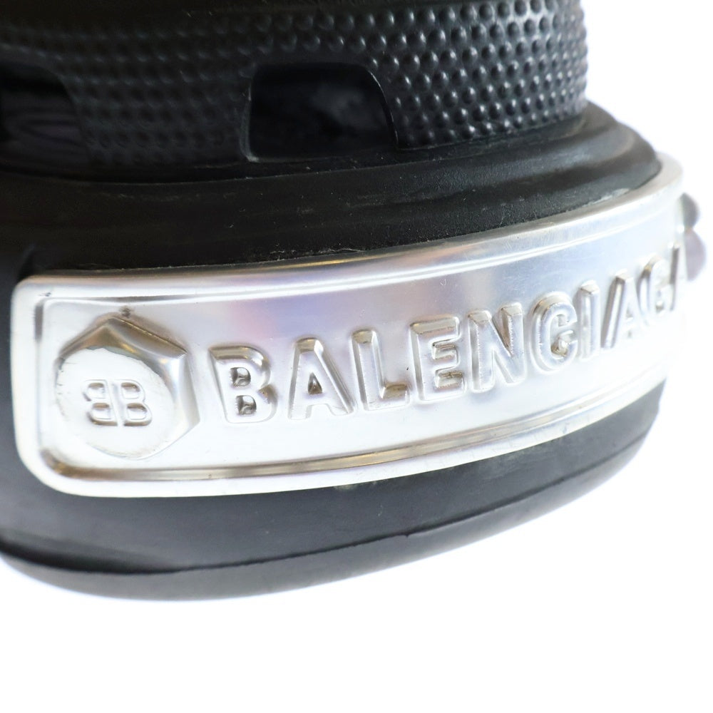 BALENCIAGA(バレンシアガ) ×crocs クロックス HARDCROCS 687398 ハードクロックス プラットフォームスタッズクロックス ミュールサンダル ブラック