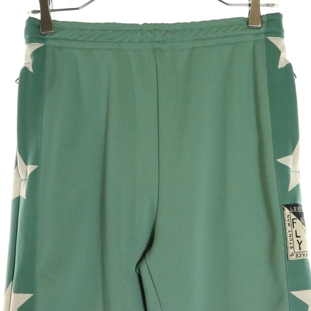 KAPITAL(キャピタル) Stuntman Star Pants K2410LP106 スムースジャージースタントマン&ウーマン トラックパンツ グリーン