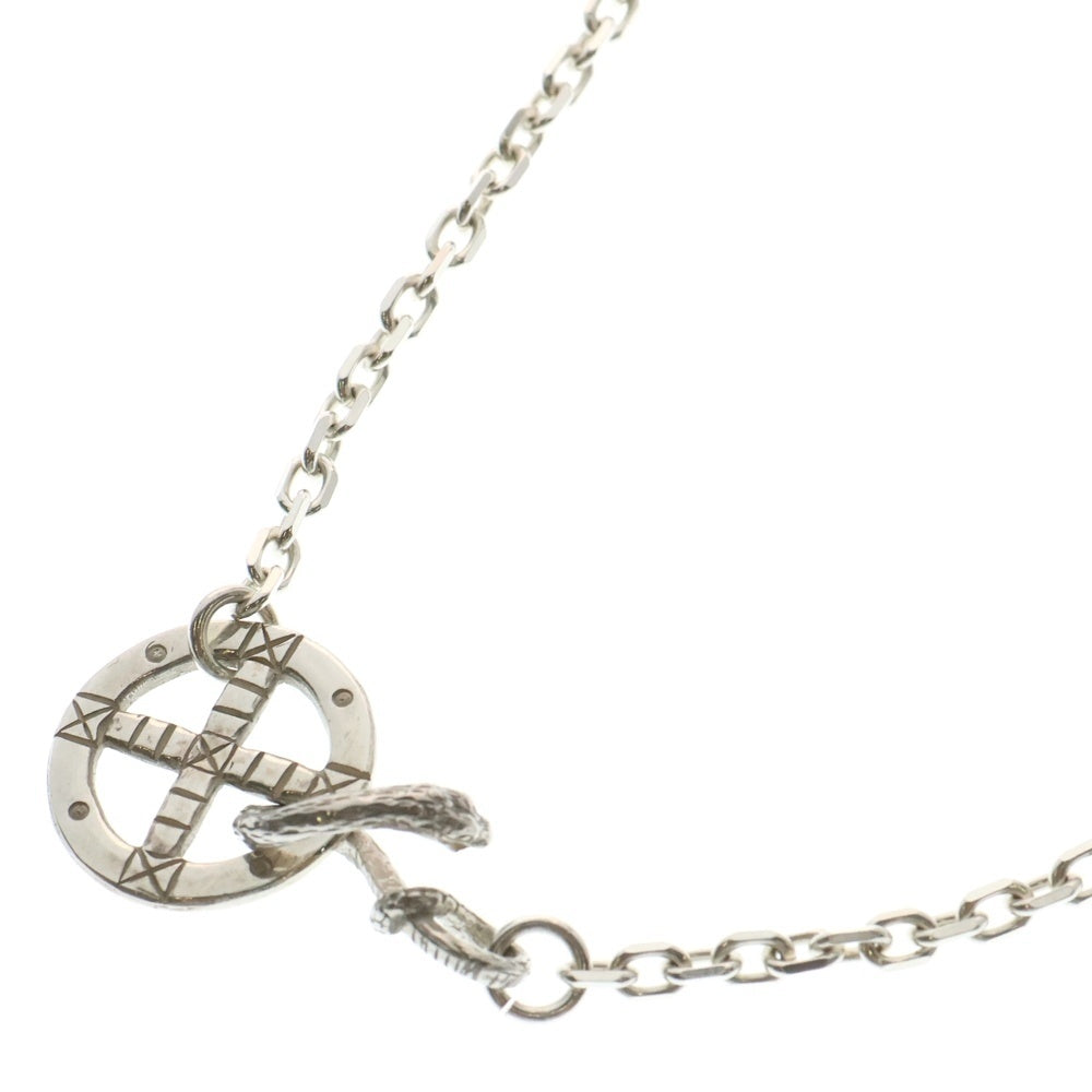 MOTO(モト) THIN SQUARE CHAIN SNAKE HOOK 小ホイール スネークフック 細角チェーン シルバー