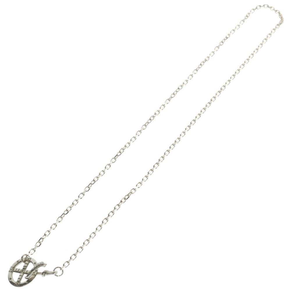MOTO(モト) THIN SQUARE CHAIN SNAKE HOOK 小ホイール スネークフック 細角チェーン シルバー