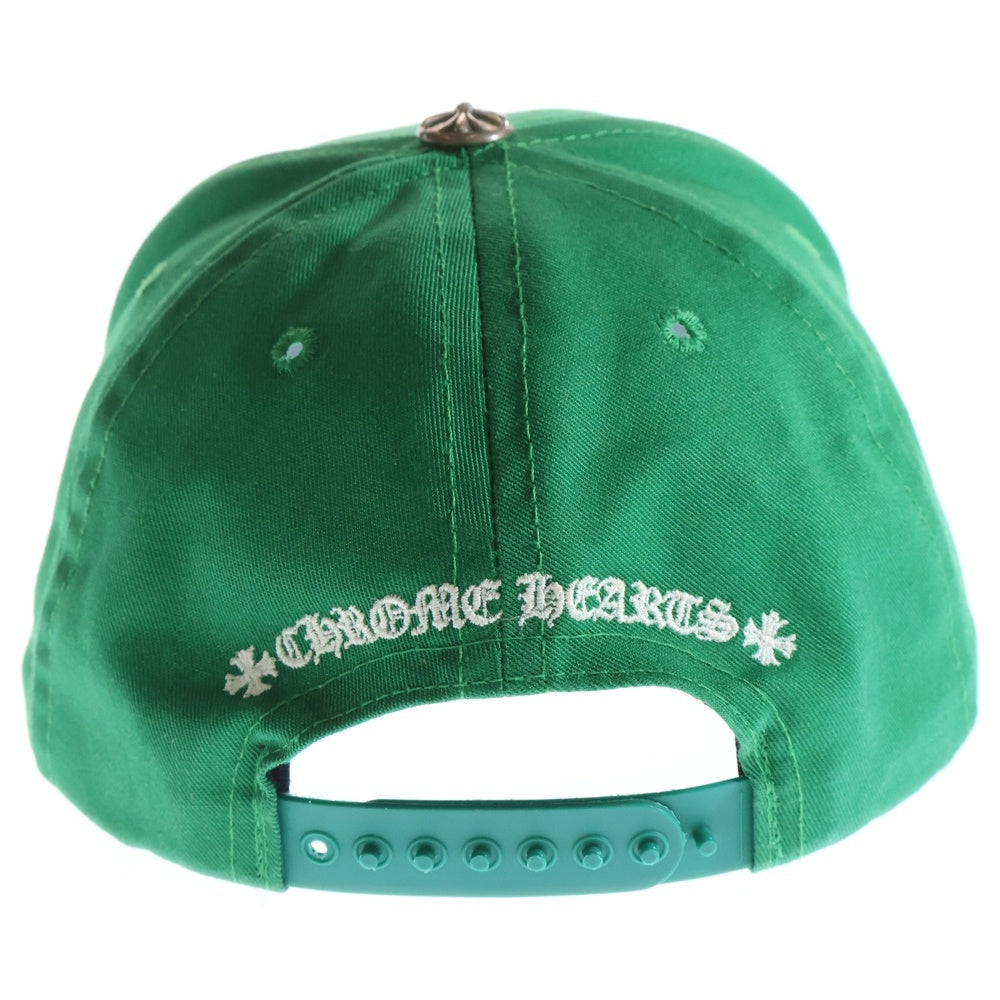 CHROME HEARTS(クロムハーツ) HAT 5 PNL CAP BSBL CHロゴベースボールキャップ 帽子 グリーン/イエロー