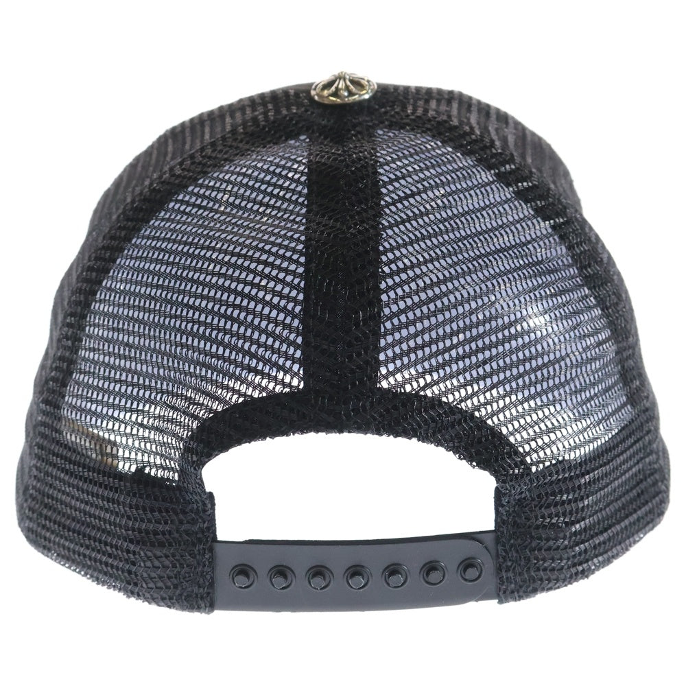 CHROME HEARTS(クロムハーツ) TRUCKER CAP CHパッチメッシュトラッカーキャップ クロスボール付 帽子 ブラック