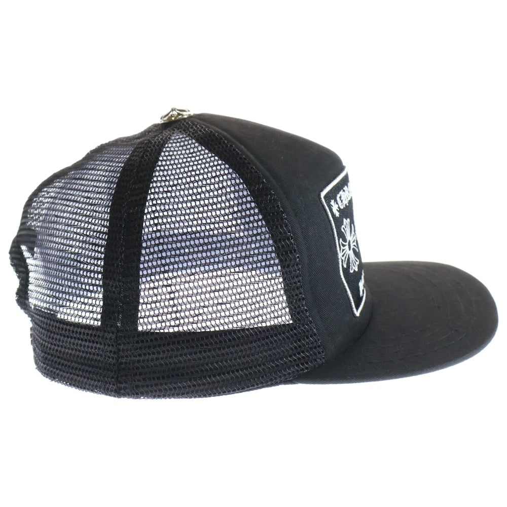 CHROME HEARTS(クロムハーツ) TRUCKER CAP CHパッチメッシュトラッカーキャップ クロスボール付 帽子 ブラック