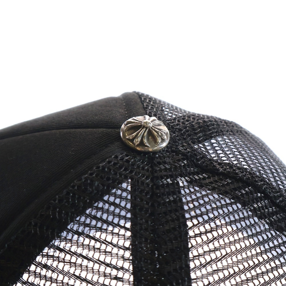 CHROME HEARTS(クロムハーツ) TRUCKER CAP CHパッチメッシュトラッカーキャップ クロスボール付 帽子 ブラック