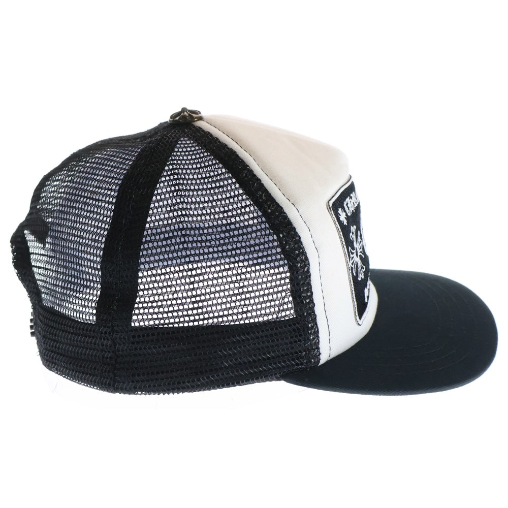 CHROME HEARTS(クロムハーツ) TRUCKER CAP CHパッチメッシュトラッカーキャップ クロスボール付 帽子 ホワイト/ブラック