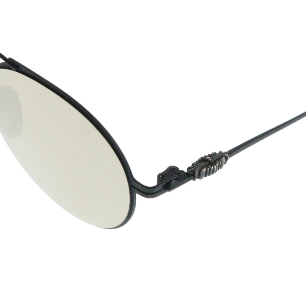 CHROME HEARTS(クロムハーツ) PAIRASS フローラル ダブルブリッジ ミラーレンズサングラス アイウェア 眼鏡 ブラック