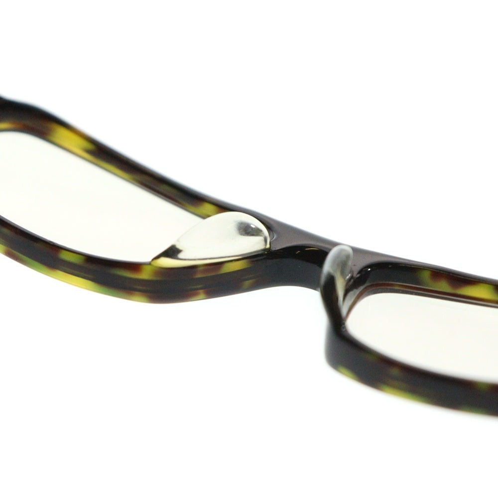 CHROME HEARTS(クロムハーツ) GITTIN ANY?-II BSフレアテンプル スクエアフレームサングラス アイウェア 眼鏡 ブラウン/クリア