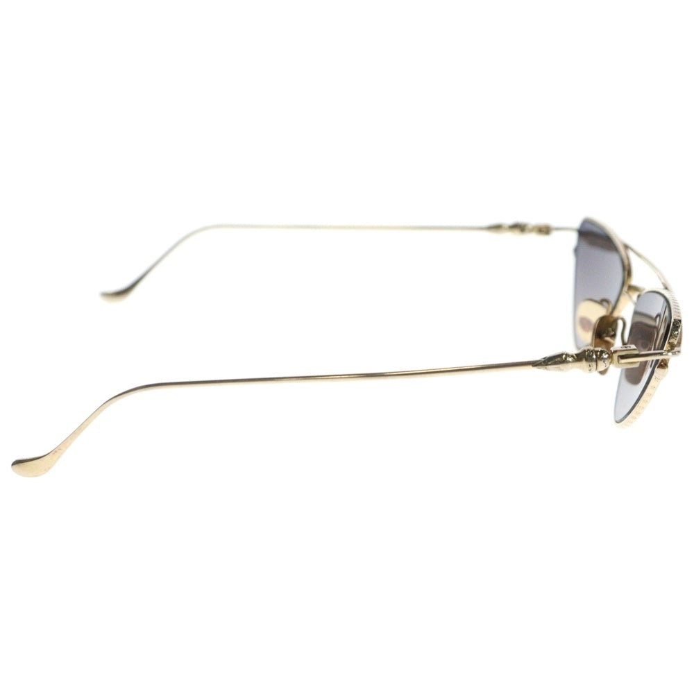 CHROME HEARTS(クロムハーツ) BOOBGEOSIE スパイクブリッジ キャットアイサングラス アイウェア 眼鏡 ゴールド/ブラック