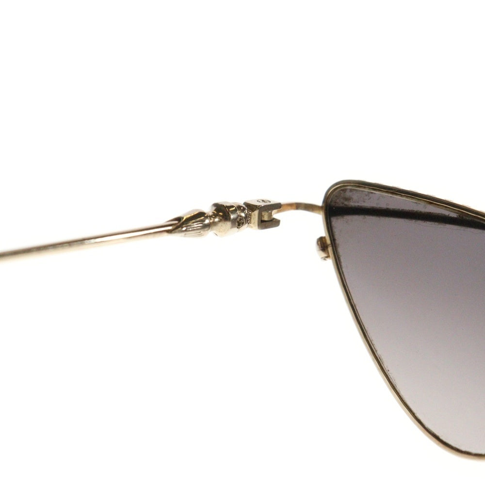 CHROME HEARTS(クロムハーツ) BOOBGEOSIE スパイクブリッジ キャットアイサングラス アイウェア 眼鏡 ゴールド/ブラック