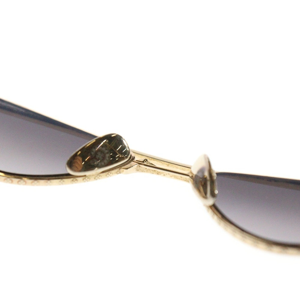 CHROME HEARTS(クロムハーツ) BOOBGEOSIE スパイクブリッジ キャットアイサングラス アイウェア 眼鏡 ゴールド/ブラック