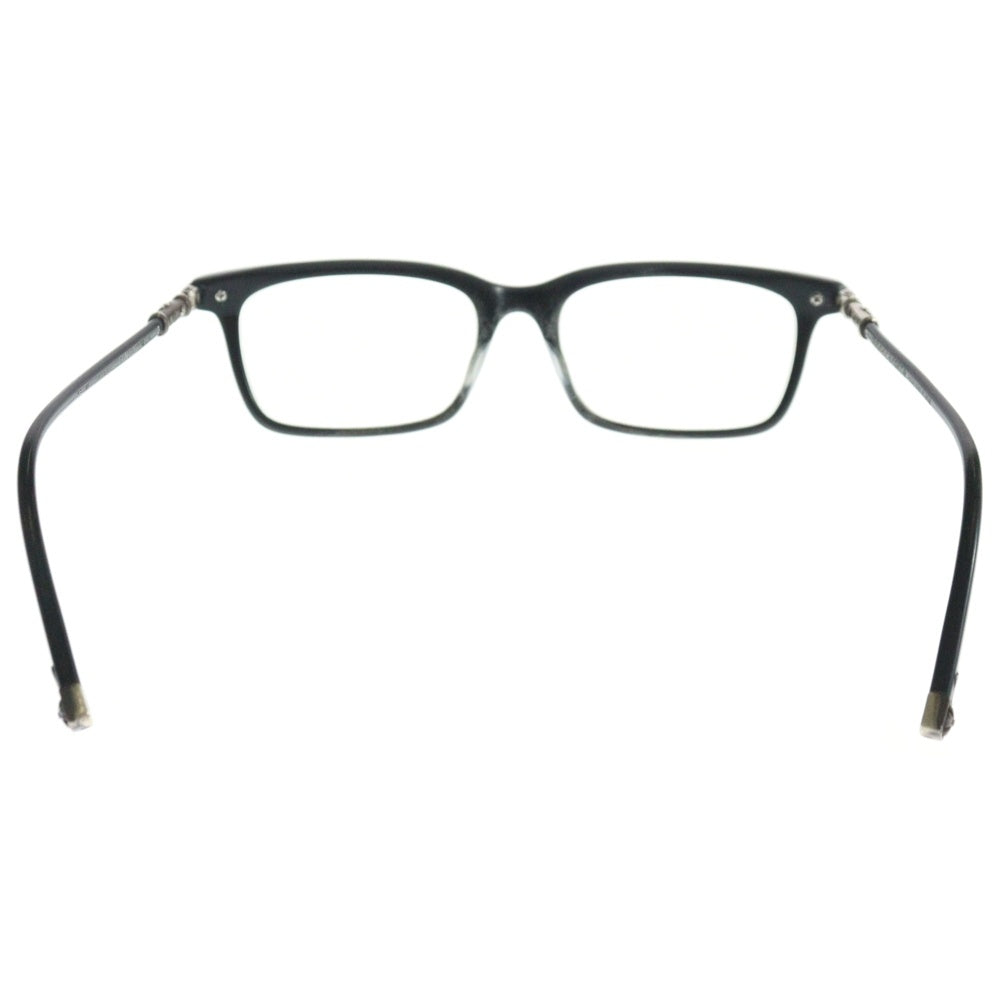 CHROME HEARTS(クロムハーツ) FUN HATCH-A クロステンプル スクエアフレームサングラス アイウェア 眼鏡 ブラック/クリア