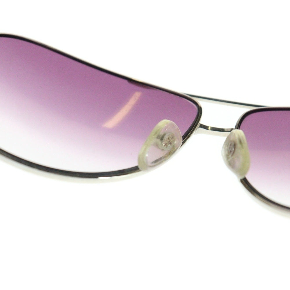 CHROME HEARTS(クロムハーツ) DOUBLE DIP レザーテンプル ティアドロップサングラス アイウェア 眼鏡 ホワイト/ピンク