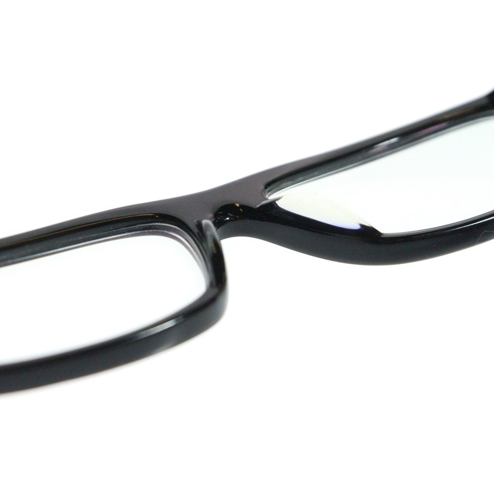 CHROME HEARTS(クロムハーツ) BELOW ME セメタリークロステンプル スクエアフレームサングラス アイウェア 眼鏡 ブラック/シルバー