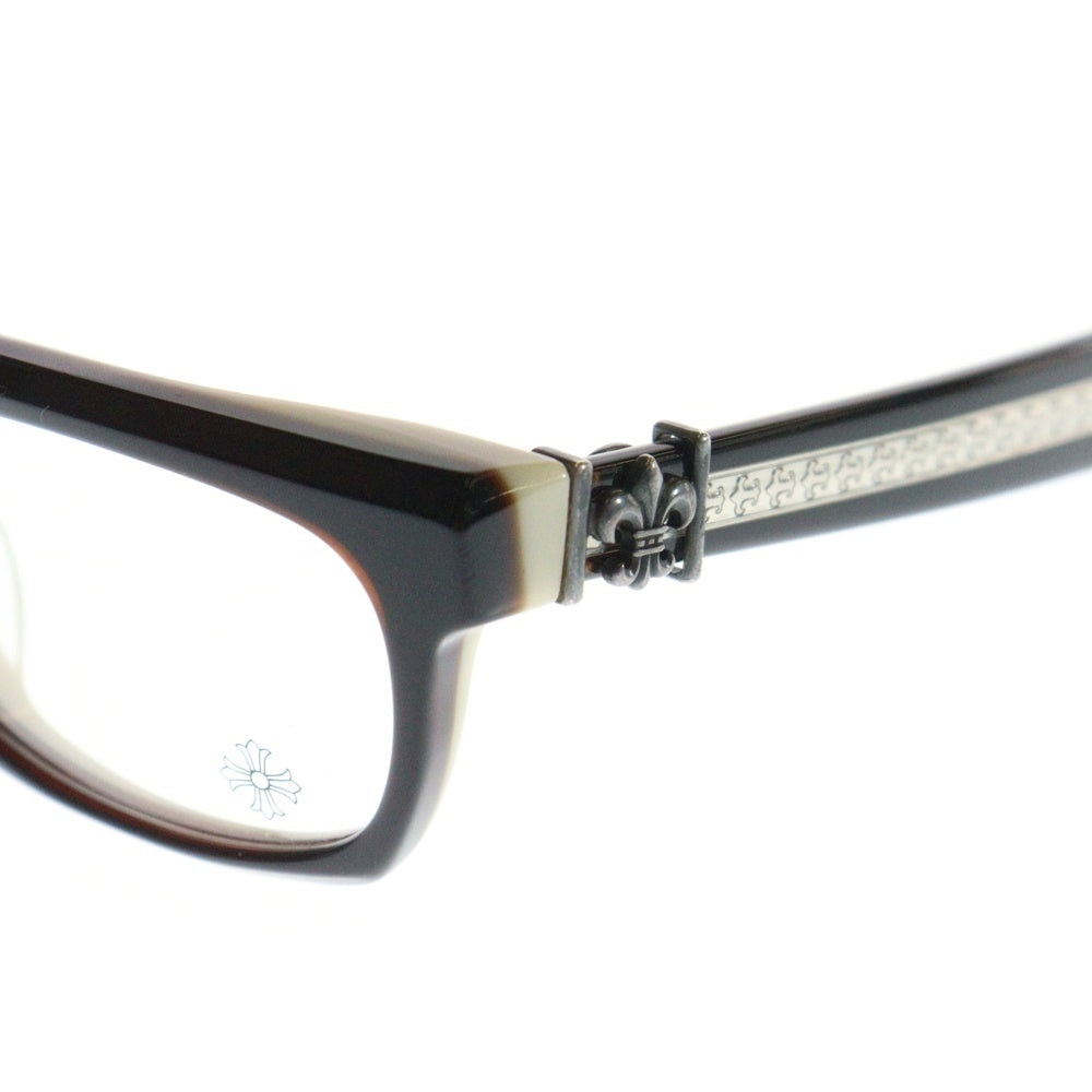 CHROME HEARTS(クロムハーツ) SPLAT BSフレアテンプル サングラス 眼鏡 アイウェア ブラウン/ベージュ