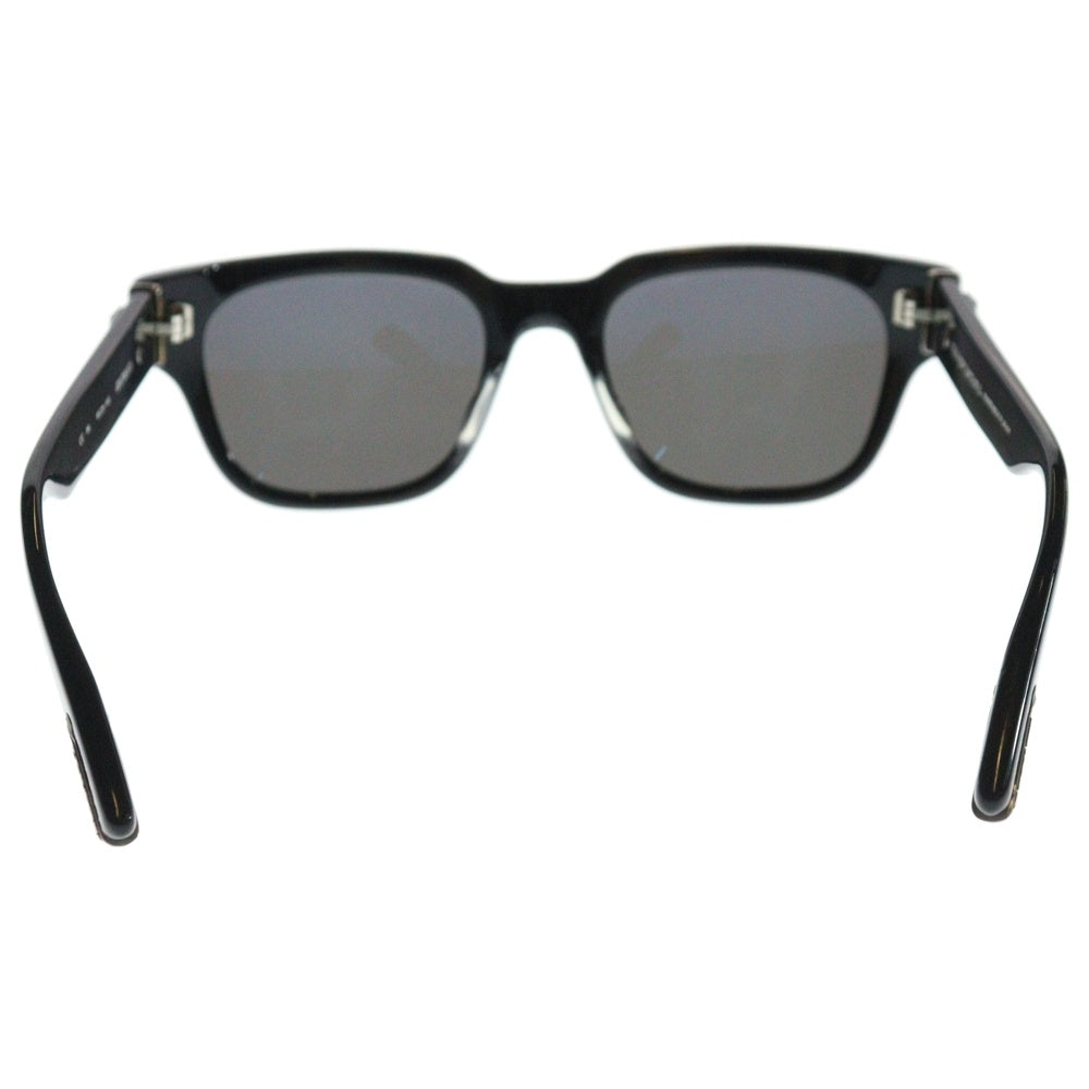 CHROME HEARTS(クロムハーツ) GIVENHED クラシックオーバルクロス スクエアサングラス アイウェア 眼鏡 ブラック/ブラック