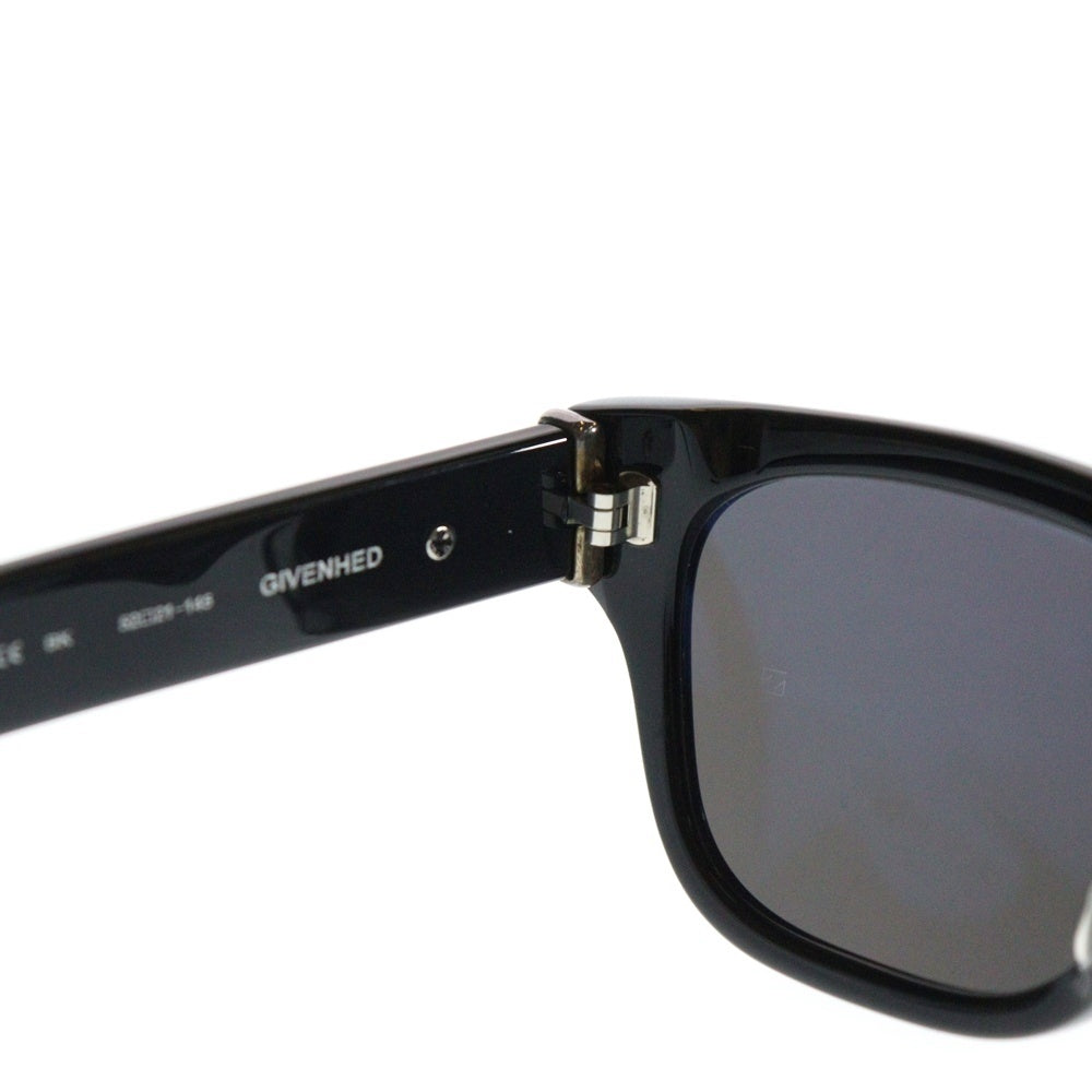 CHROME HEARTS(クロムハーツ) GIVENHED クラシックオーバルクロス スクエアサングラス アイウェア 眼鏡 ブラック/ブラック