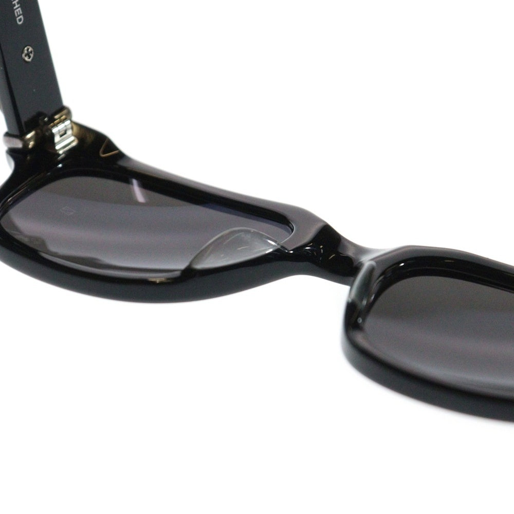 CHROME HEARTS(クロムハーツ) GIVENHED クラシックオーバルクロス スクエアサングラス アイウェア 眼鏡 ブラック/ブラック