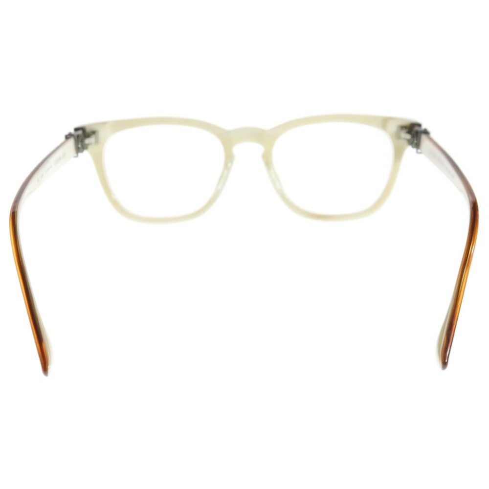 CHROME HEARTS(クロムハーツ) LOUVIN CUP ホースシューテンプル ボストンフレームサングラス アイウェア 眼鏡 ブラウン/ホワイト