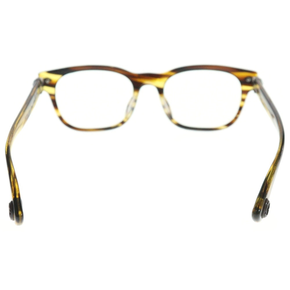 CHROME HEARTS(クロムハーツ) WELL STRUNG CHプラステンプル ヴィンテージストライプ ウェリントンサングラス アイウェア 眼鏡 ブラウン