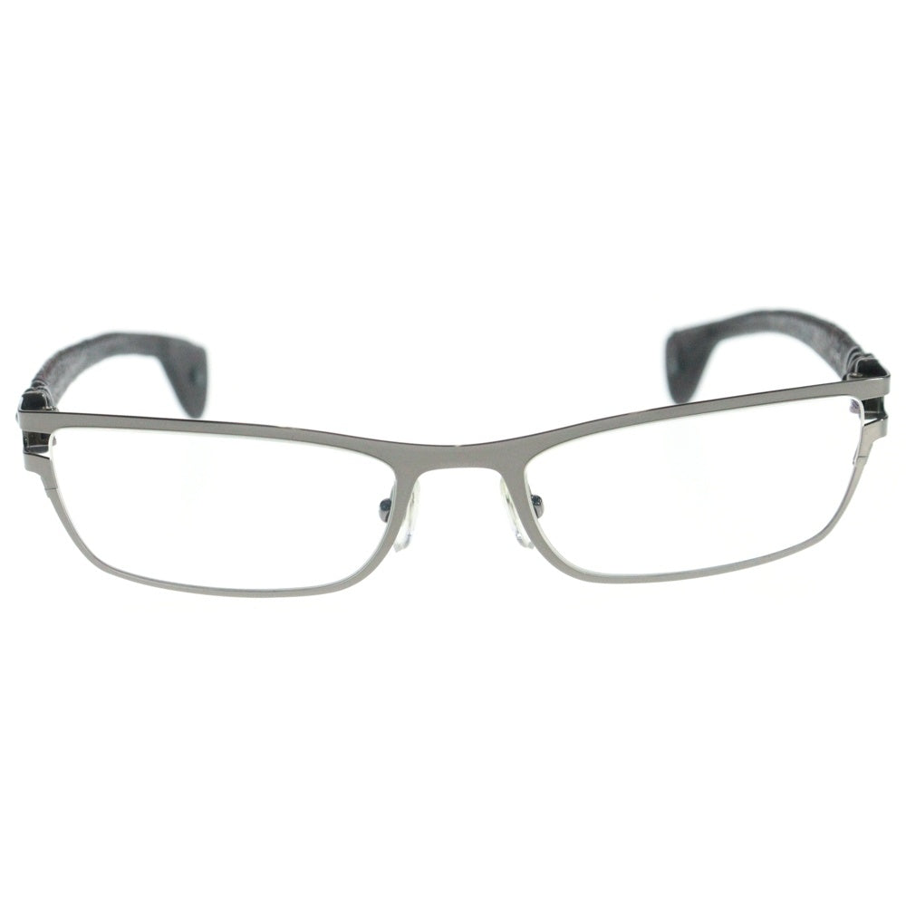 CHROME HEARTS(クロムハーツ) M.DIVER CHプラステンプル レザーサングラス アイウェア 眼鏡 ブラック/クリア