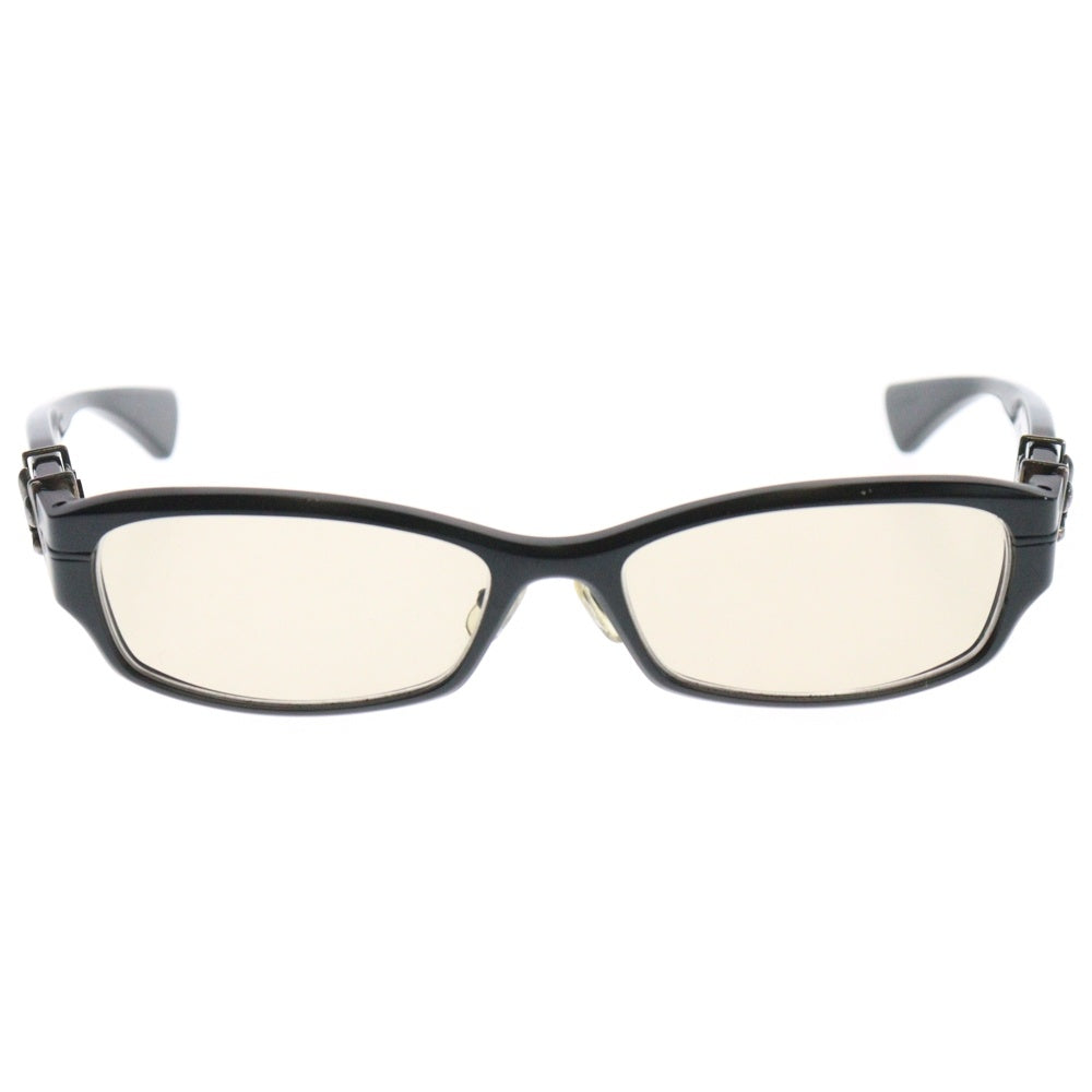 CHROME HEARTS(クロムハーツ) FISH MITTEN BSフレアテンプル スクエアフレームサングラス アイウェア 眼鏡 ブラック