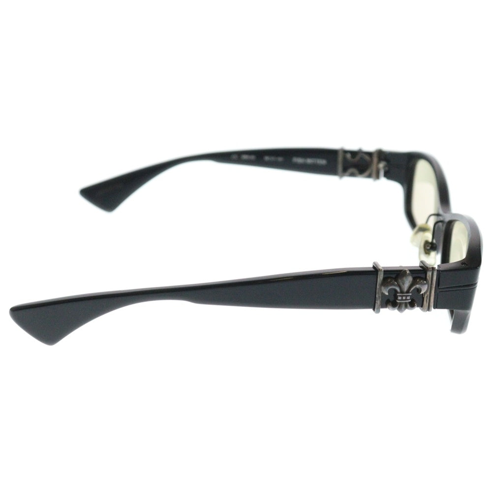 CHROME HEARTS(クロムハーツ) FISH MITTEN BSフレアテンプル スクエアフレームサングラス アイウェア 眼鏡 ブラック