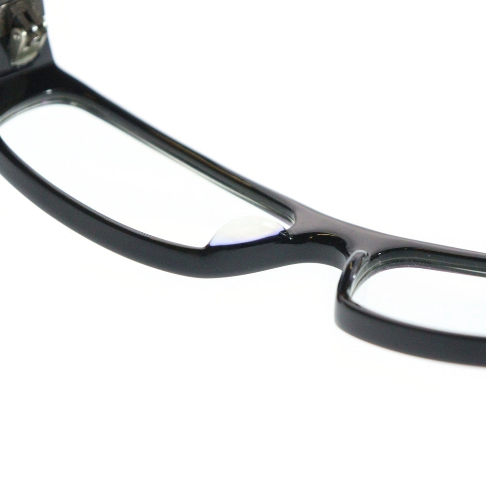 CHROME HEARTS(クロムハーツ) STROKED CHクロステンプル サングラス アイウェア 眼鏡 ブラック/クリア