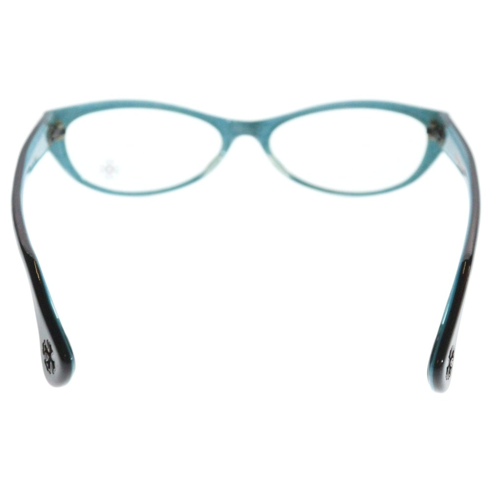 CHROME HEARTS(クロムハーツ) EDITH CHプラステンプル サングラス アイウェア 眼鏡 ブラック/ブルー