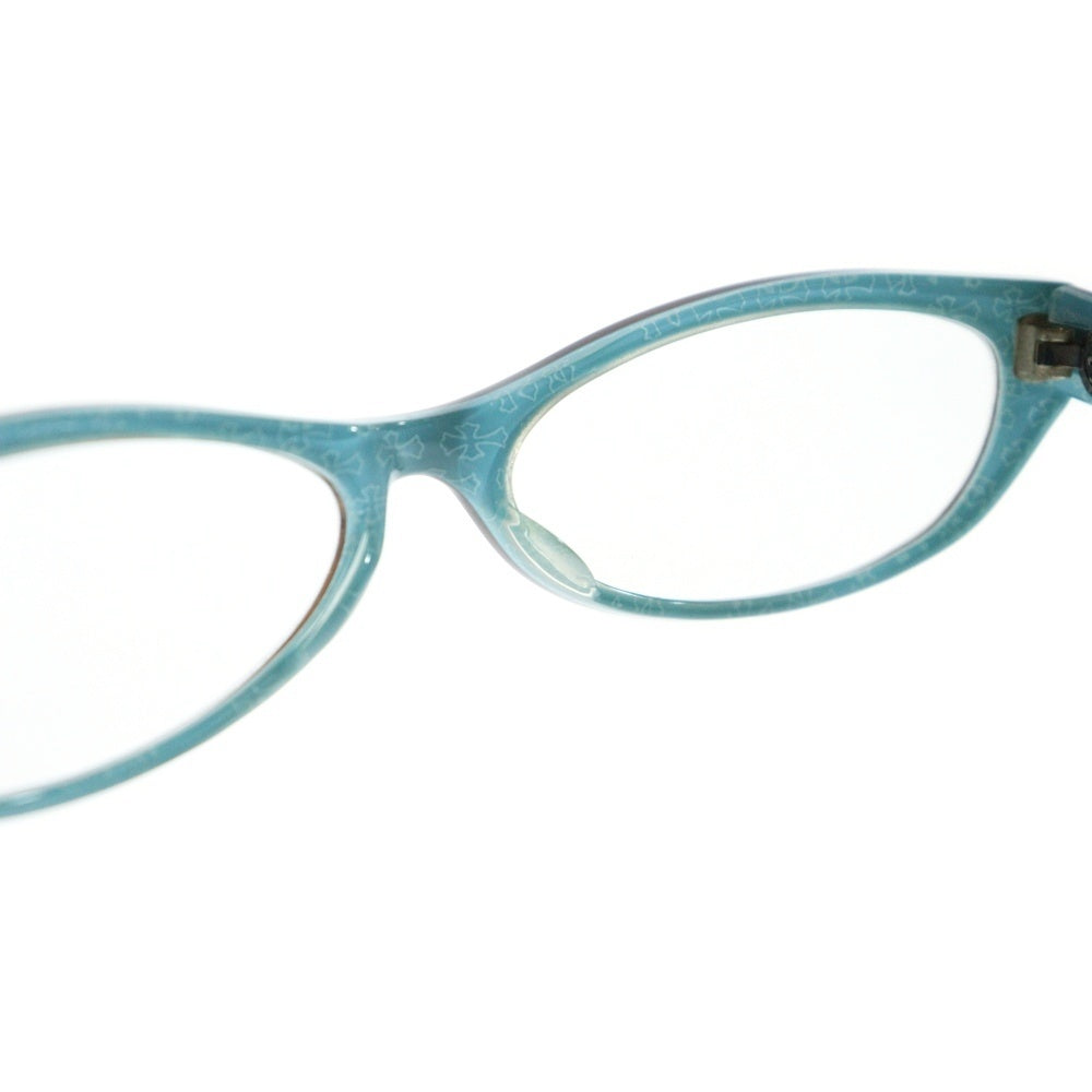 CHROME HEARTS(クロムハーツ) EDITH CHプラステンプル サングラス アイウェア 眼鏡 ブラック/ブルー