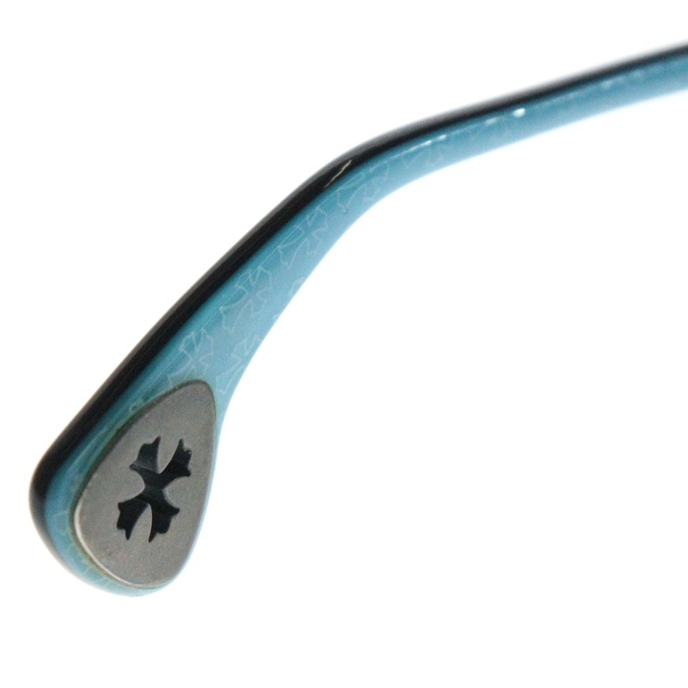 CHROME HEARTS(クロムハーツ) EDITH CHプラステンプル サングラス アイウェア 眼鏡 ブラック/ブルー