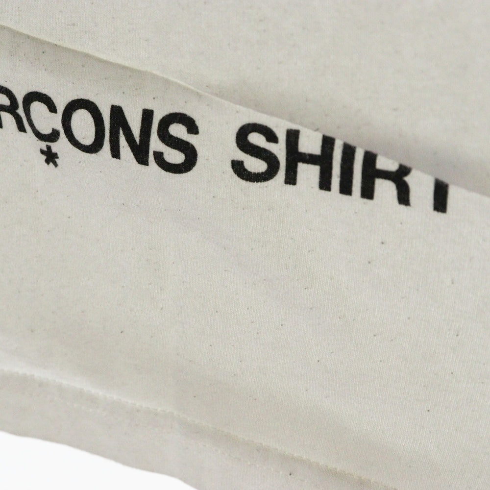 SUPREME(シュプリーム) 18AW ×Comme des Garcons SHIRT Split Box Logo Tee コムデギャルソン スプリット ボックスロゴ 半袖Tシャツ カットソー ホワイト