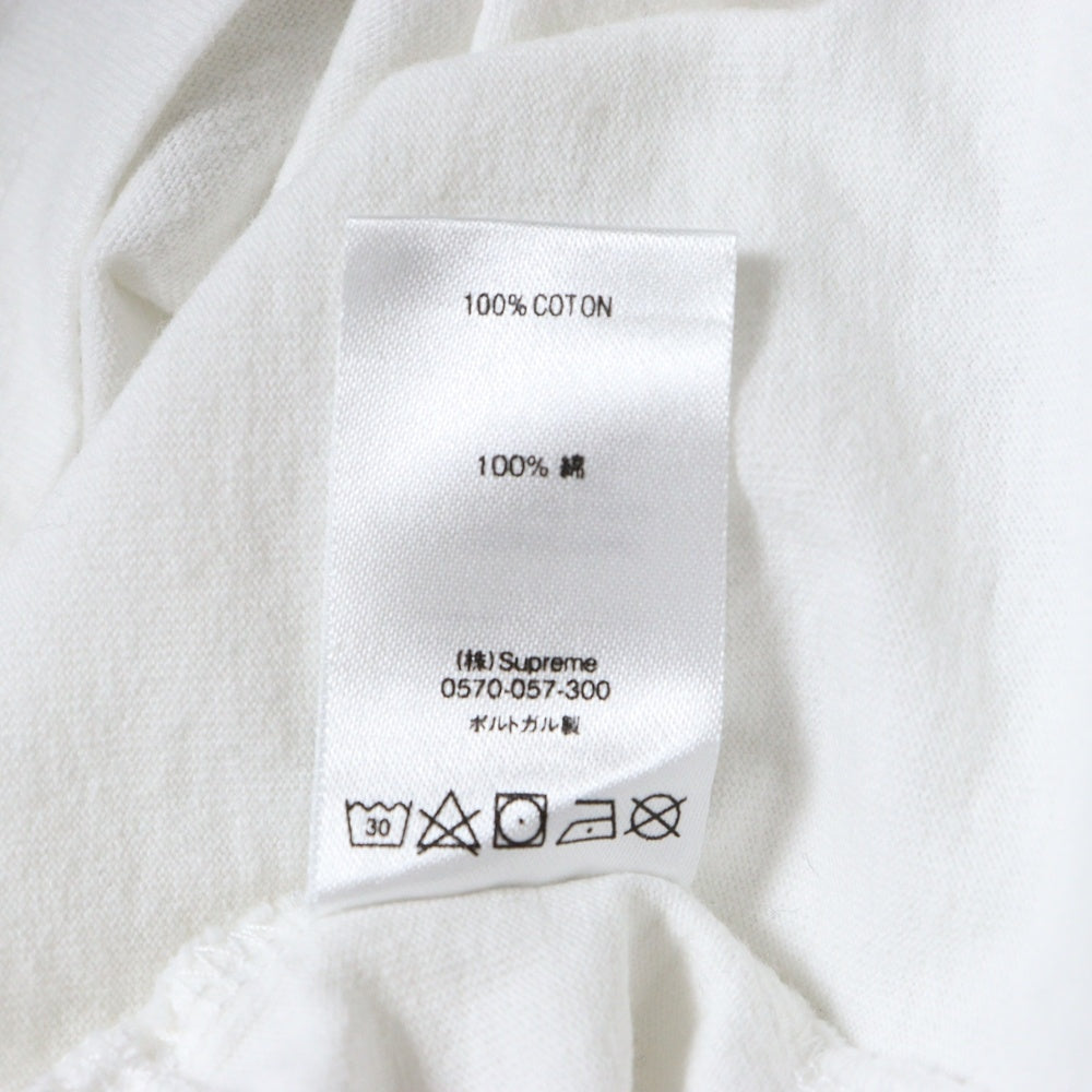 SUPREME(シュプリーム) 18AW ×Comme des Garcons SHIRT Split Box Logo Tee コムデギャルソン スプリット ボックスロゴ 半袖Tシャツ カットソー ホワイト