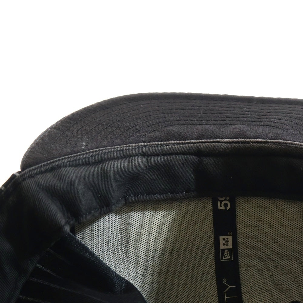 SUPREME(シュプリーム) 14SS ×COMME des GARCON SHIRT ×New Era コムデギャルソン ニューエラ ボックスロゴ ベースボールキャップ 帽子 ブラック/ホワイト