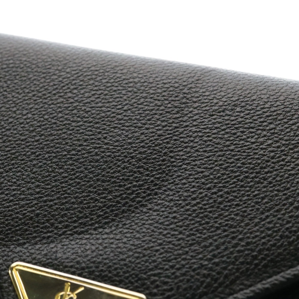 YVES SAINT LAURENT(イヴサンローラン) カサンドラ ロゴプレート ショルダーバッグ ブラック