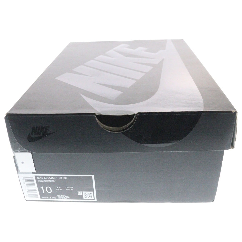 NIKE(ナイキ) 25SS ×Supreme Air Max 1 87 SP Purple Week4 HF8813-500 エアマックス1 87 SP パープル ウィーク4 US10/28.0cm