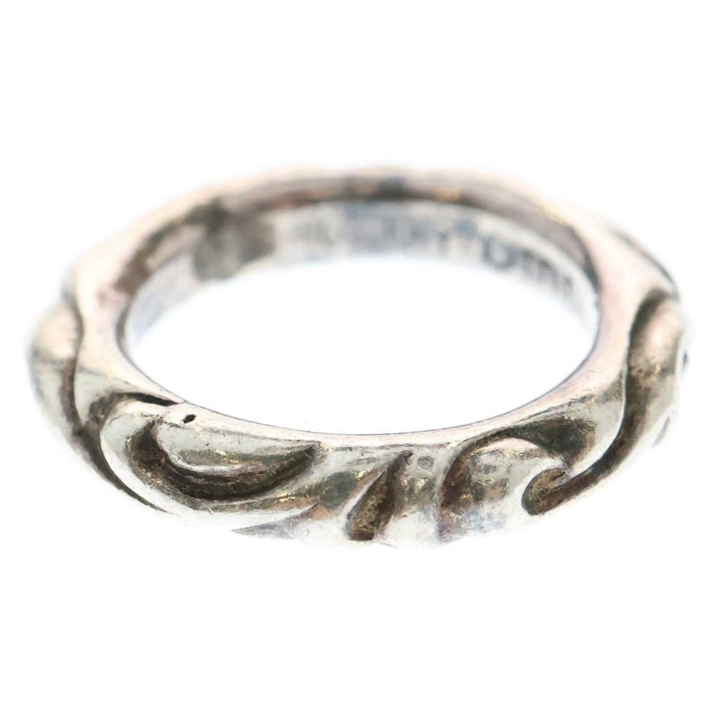 CHROME HEARTS(クロムハーツ) SCRL BAND スクロールバンド リング シルバー BCA351