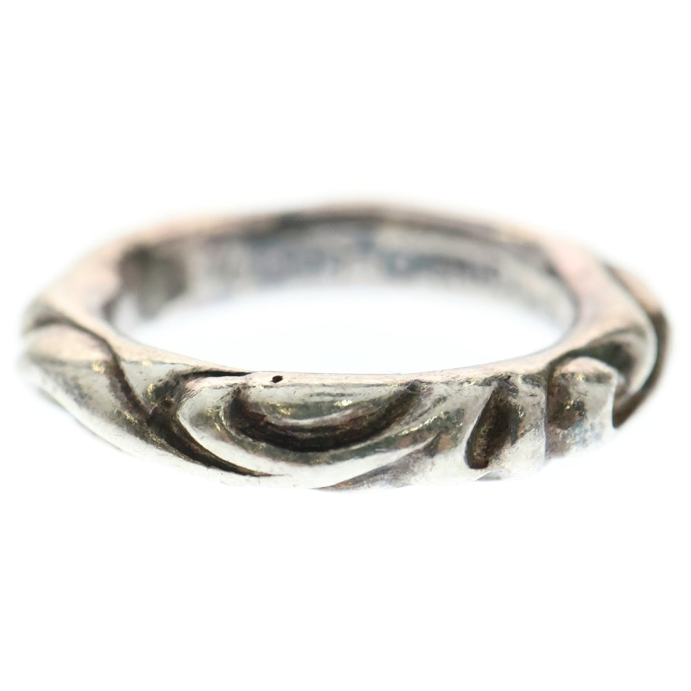 CHROME HEARTS(クロムハーツ) SCRL BAND スクロールバンド リング シルバー BCA351