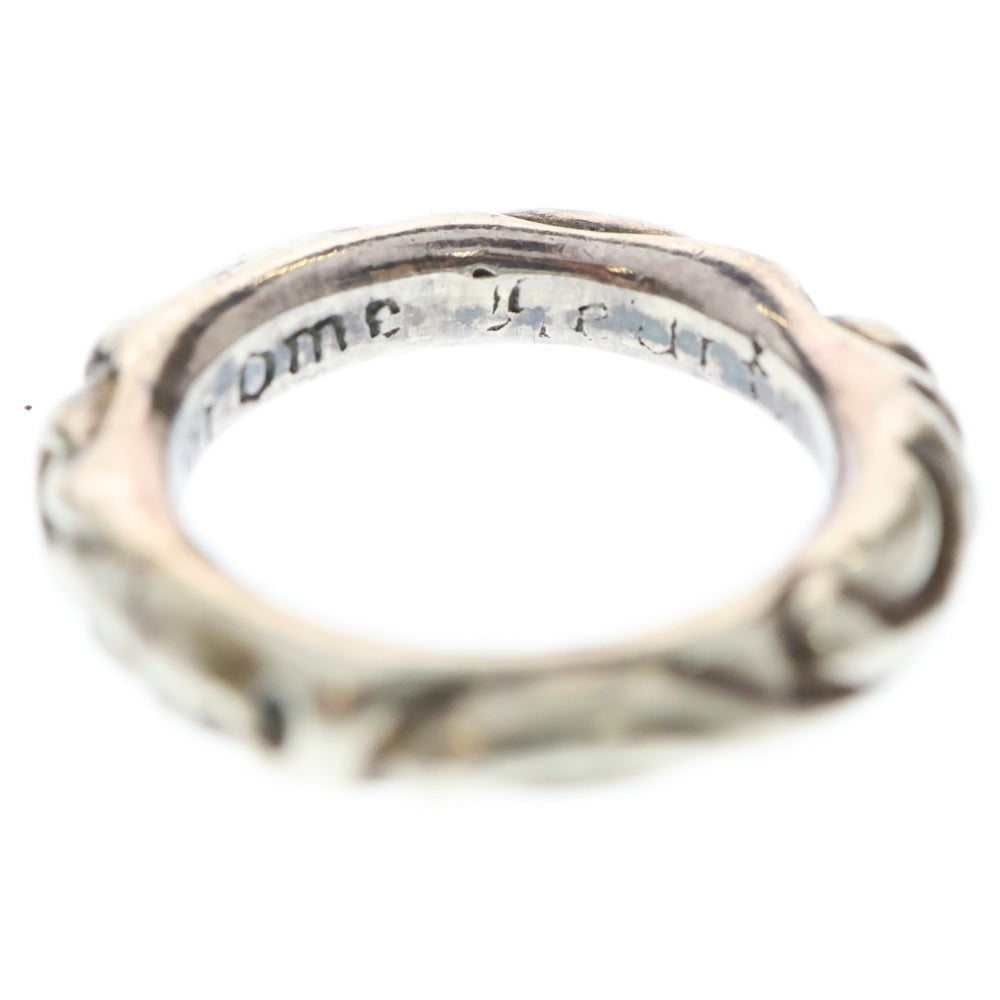 CHROME HEARTS(クロムハーツ) SCRL BAND スクロールバンド リング シルバー BCA351