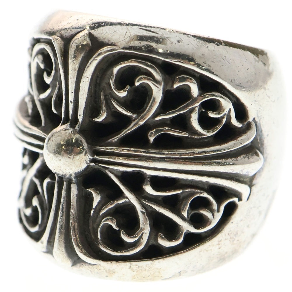 CHROME HEARTS(クロムハーツ) CLASSIC OVAL クラシックオーバルクロス リング シルバー BCA340