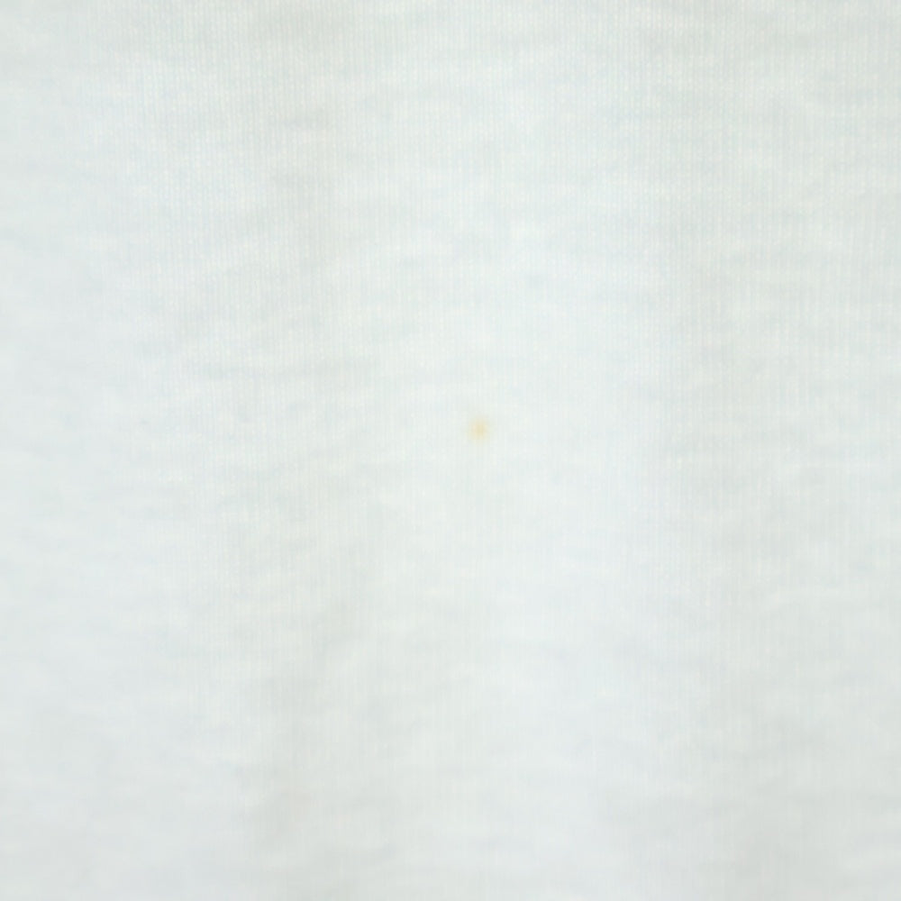 CHROME HEARTS(クロムハーツ) OLD Neck Logo L/S Tee オールド ネックロゴ 星条旗プリント ラグランクルーネックカットソー ホワイト/グレー