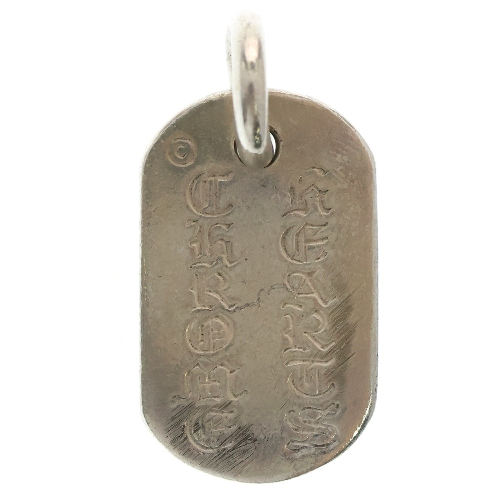 CHROME HEARTS(クロムハーツ) RAISED FRLR DOGTAG レイズドフローラルクロス ドッグタグ ペンダントトップ シルバー BCA302