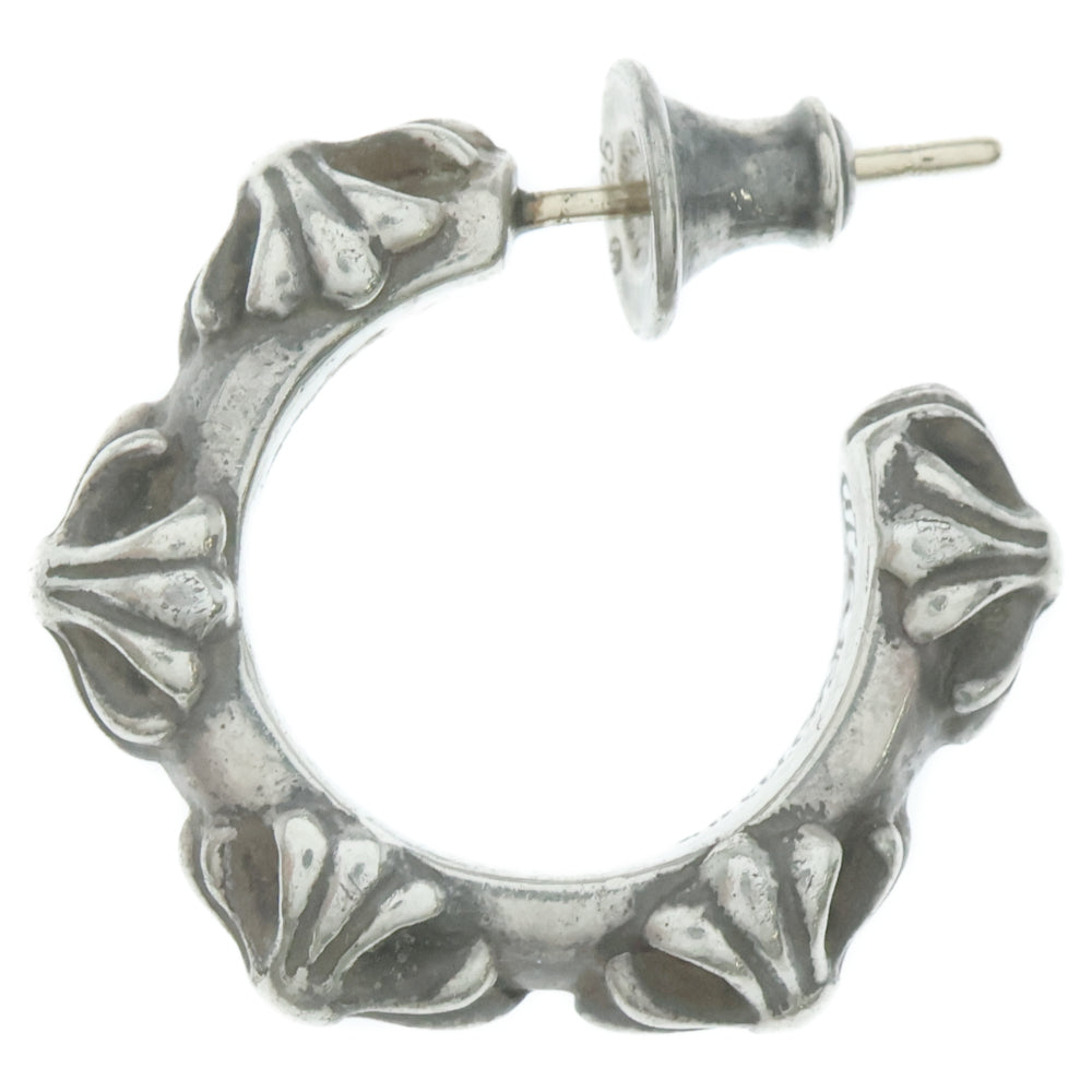 CHROME HEARTS(クロムハーツ) HOOP CROSS クロスバンド フープピアス シルバー BCA100
