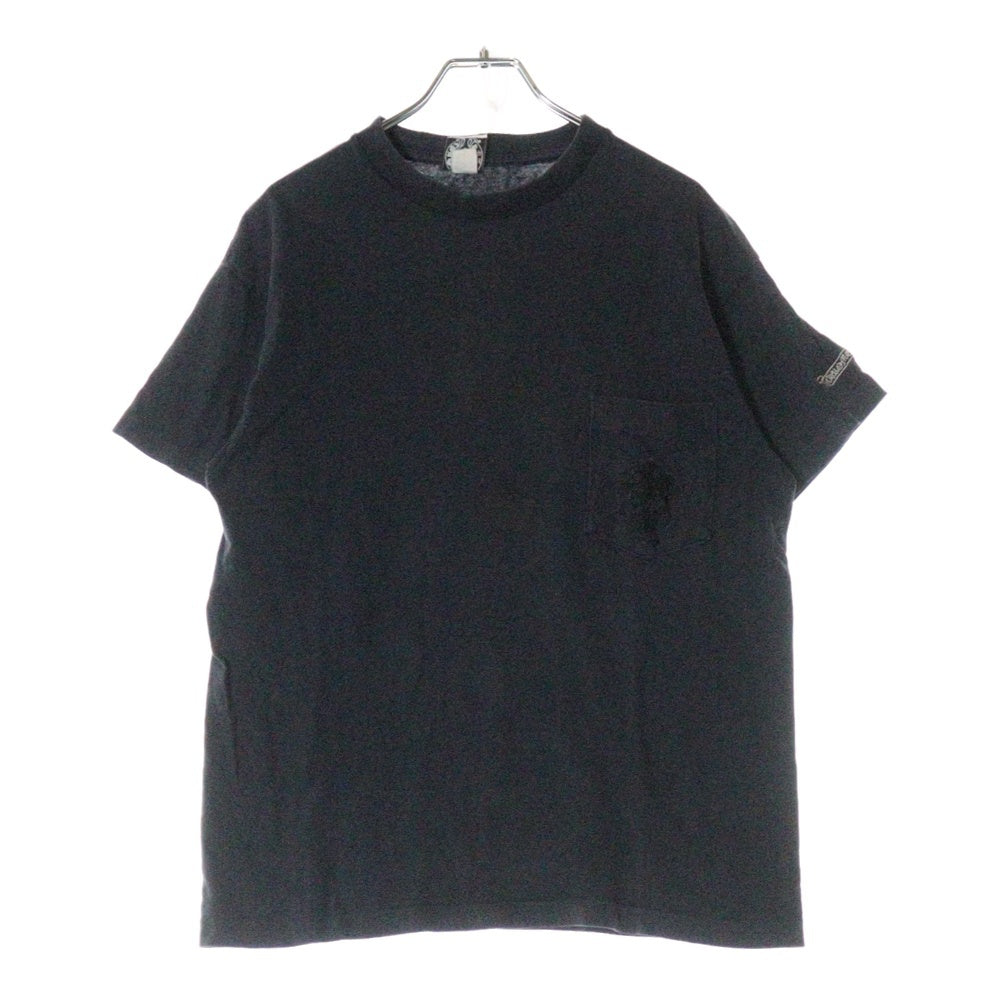 CHROME HEARTS(クロムハーツ) OLD セメタリー刺繍 半袖Tシャツ カットソー ブラック
