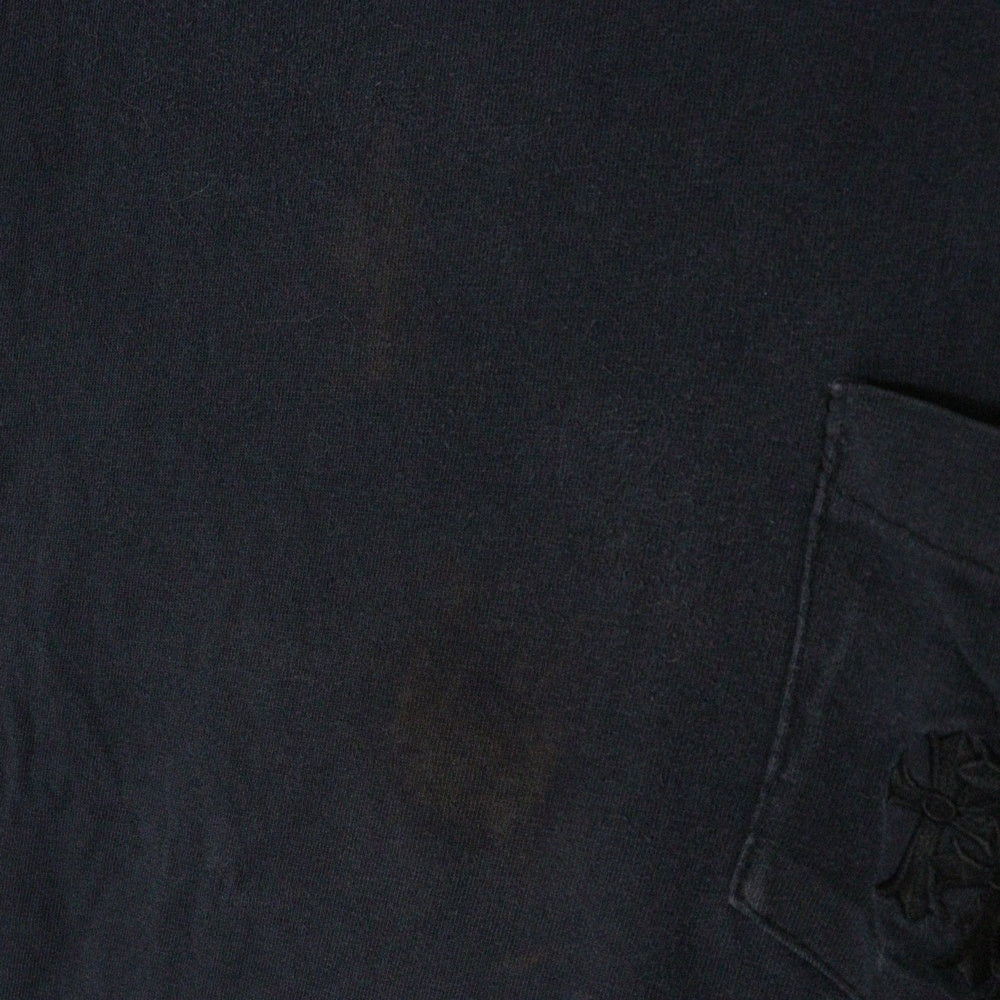CHROME HEARTS(クロムハーツ) OLD セメタリー刺繍 半袖Tシャツ カットソー ブラック