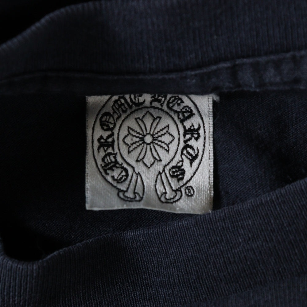 CHROME HEARTS(クロムハーツ) OLD セメタリー刺繍 半袖Tシャツ カットソー ブラック