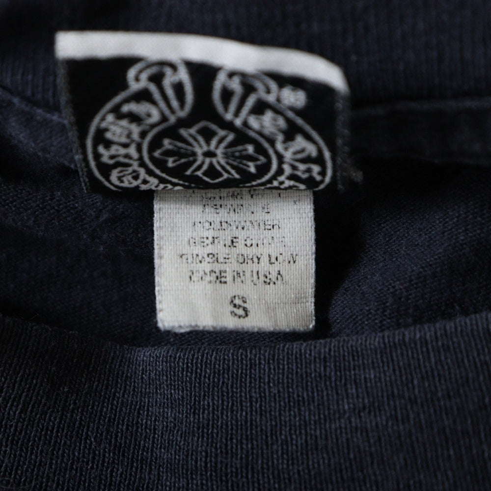 CHROME HEARTS(クロムハーツ) OLD セメタリー刺繍 半袖Tシャツ カットソー ブラック