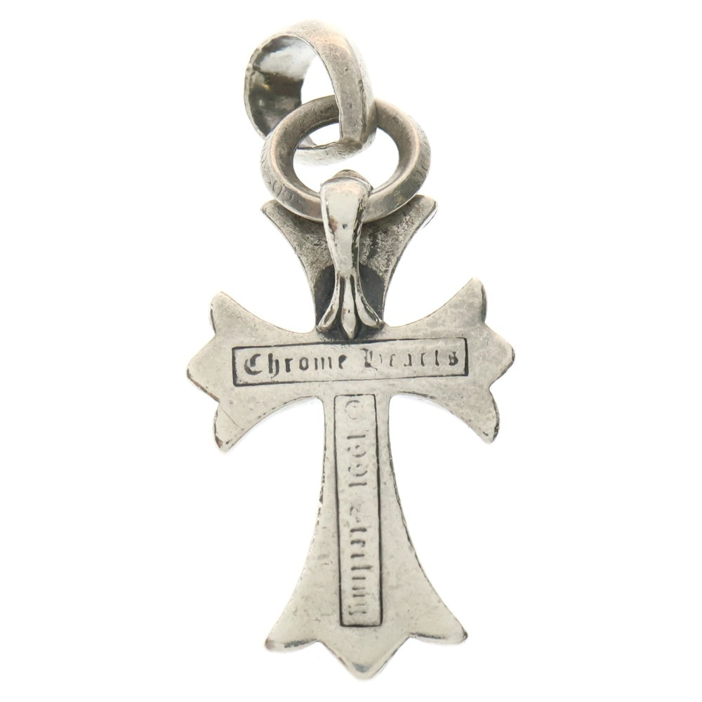 CHROME HEARTS(クロムハーツ) CH CRS SML W/BALE Wベイル スモールCHクロス ペンダントトップ シルバー BCA218