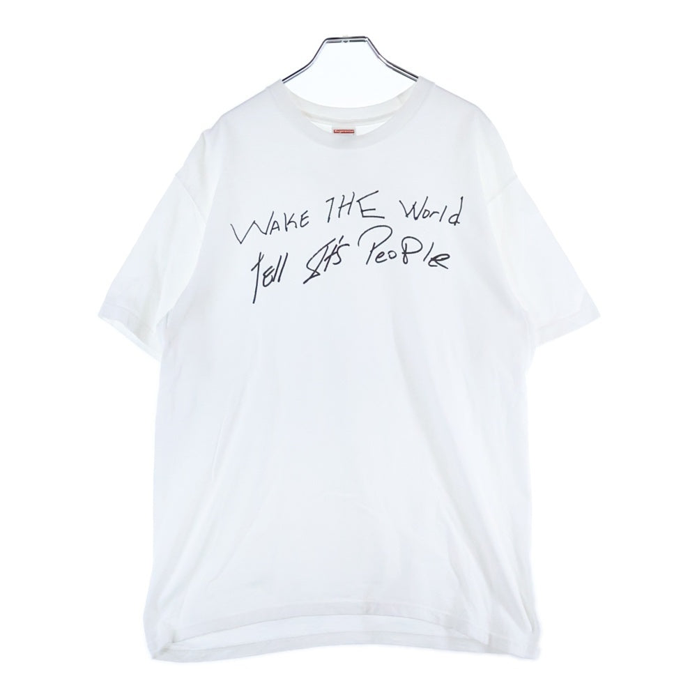 SUPREME(シュプリーム) 19SS Buju Banton Wake The World Tee ブジュ バントン ウェイク ザ ワールド 半袖Tシャツ カットソー ホワイト