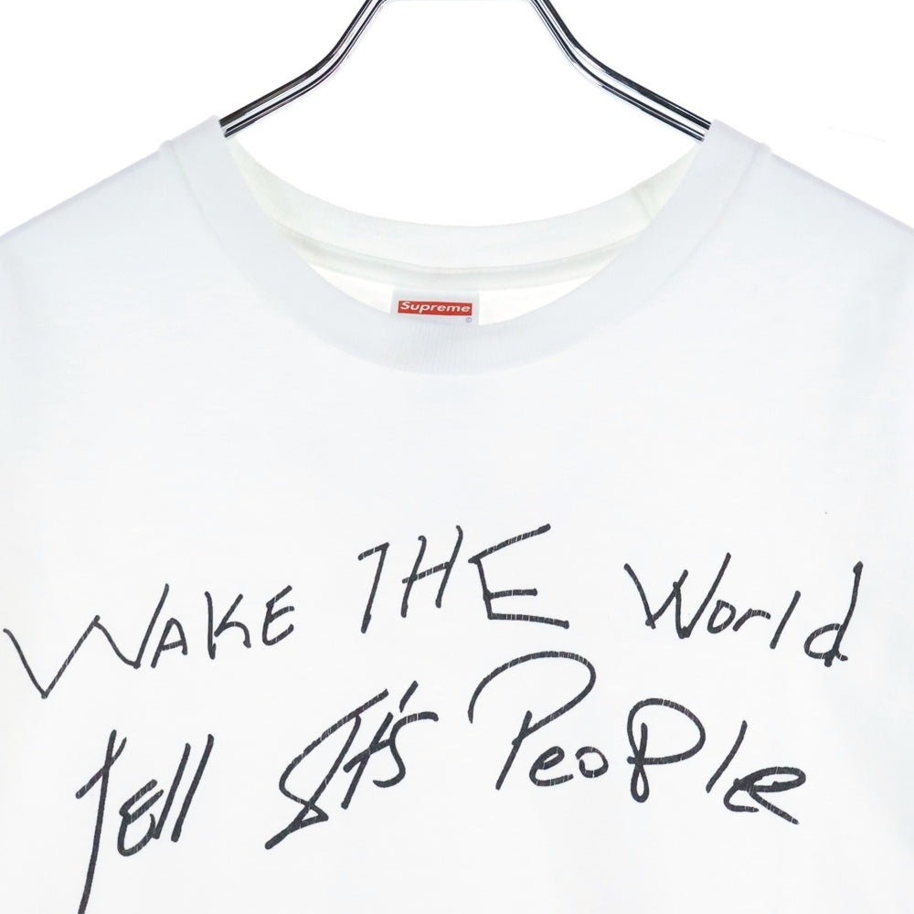SUPREME(シュプリーム) 19SS Buju Banton Wake The World Tee ブジュ バントン ウェイク ザ ワールド 半袖Tシャツ カットソー ホワイト